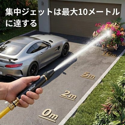 💥50％オフ — 本日最終日丨Billhol® 🏆家庭用高圧洗車ウォーターガン。植物や野菜への水やり、洗車に欠かせないアイテムです。👍💦（小日子）
